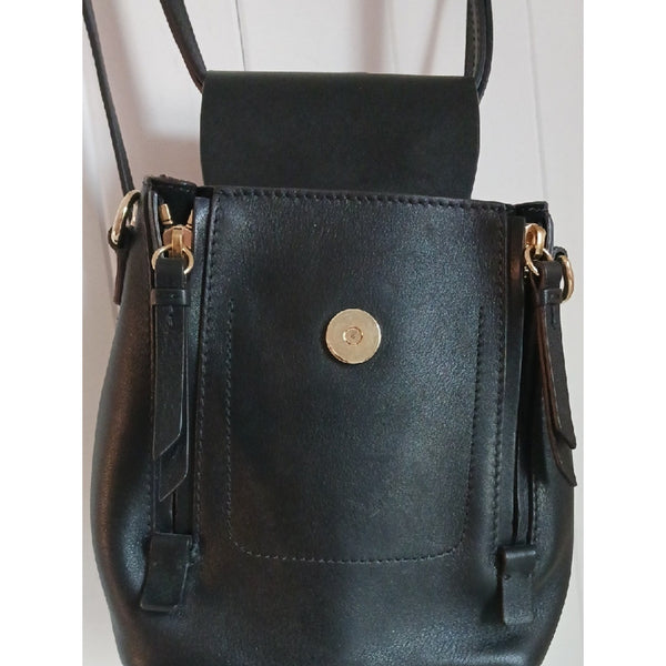 CHLOE MINI FAYE BLK SUEDE LEATHER BACK PACK.