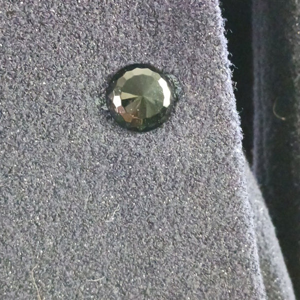 Louis Feraud Vintage Blue Double-Breasted Sequin Jacket