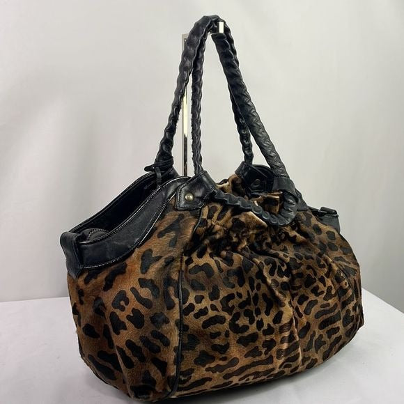Christan Louboutin Large Animal Pony Satchel Bag