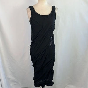 Dolce&Gabanna Black Cinched with Hook/eye detail dress