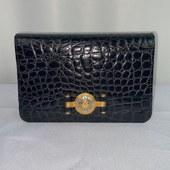 Gianni Versace Vintage Crocodile Date Book Miscellaneous