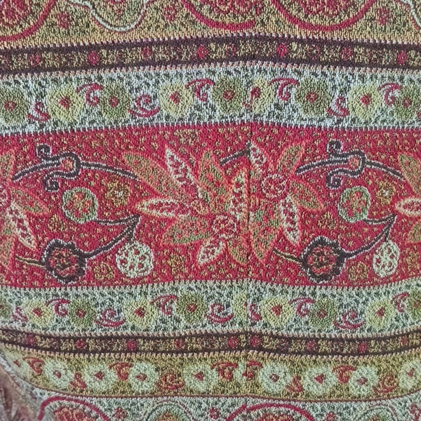 Etro Vintage Paisley Red and Brown Jacket