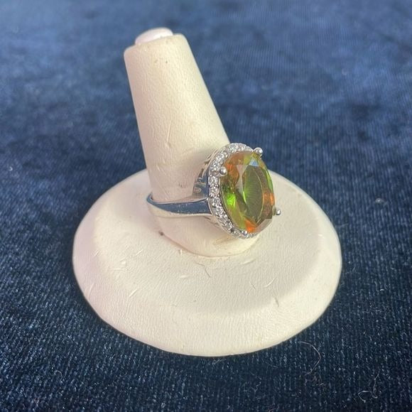 Smoky Topaz Sterling Ring
