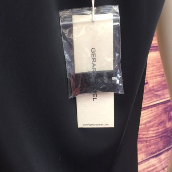 NWT Gerard Darel Black Beaded Neck Dress