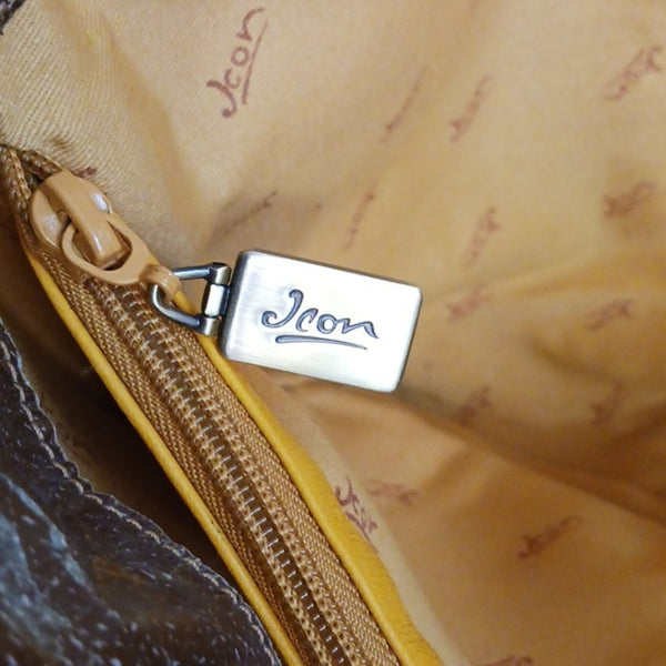 Icon Klimt W Bronze Patent Leather Tote Bag.