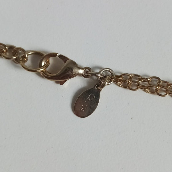 Kenneth Jay Lane Long Giraffe Multi Charms Necklace.