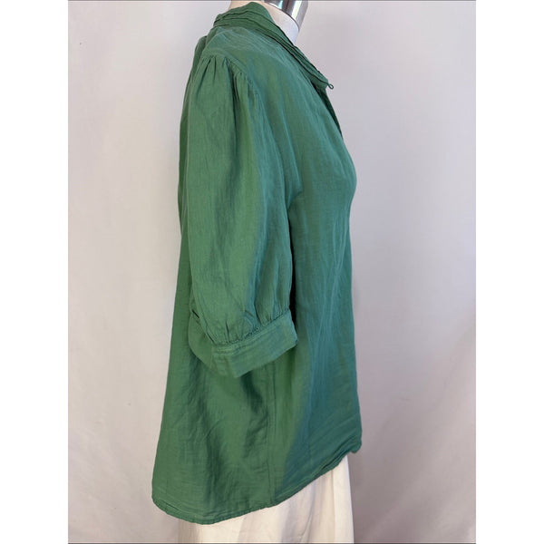 BA&SH GREEN TUNIC TOP