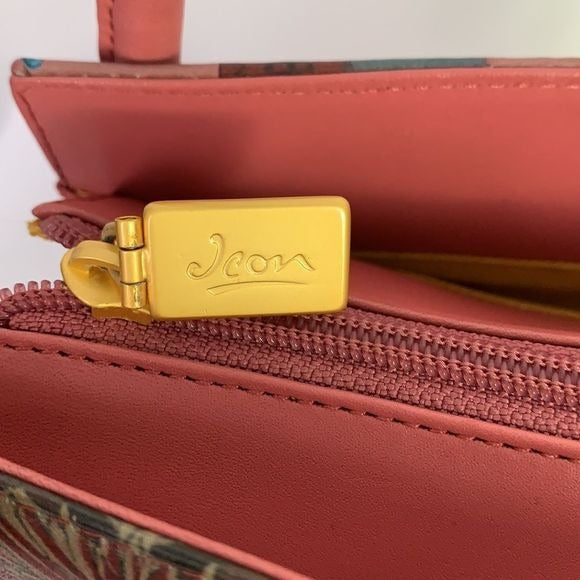 ICON Painted Leather Geisha Lady Bag