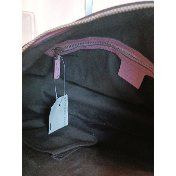 GUCCI PINK PEBBLE LEATHER W BAMBOO HANDLE.