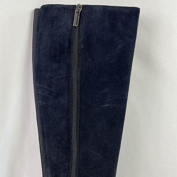 Aquatalia Black Suede Heel Boots