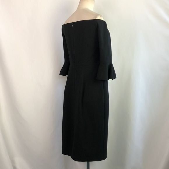 NWT Black Halo Black Off Shoulder Dress