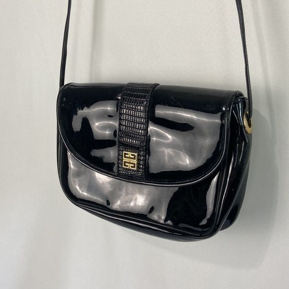Givenchy Vintage Black Patent Bag