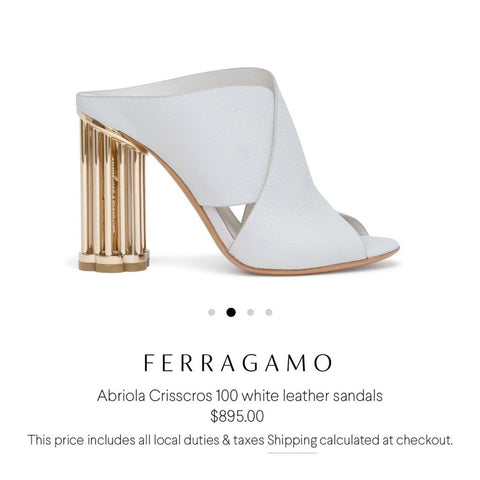 Salvatore Ferragamo New Abriola Sandals.