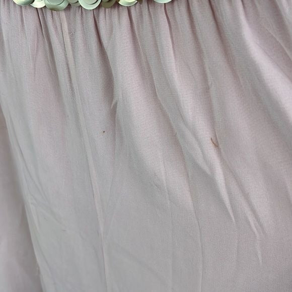 Pink with Gold Beads Red Valentino Gown