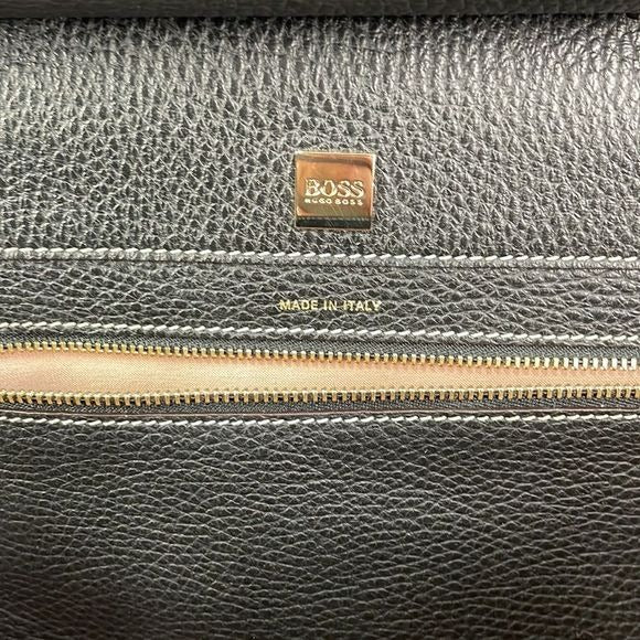Hugo Boss Large Leather Satchel Bag