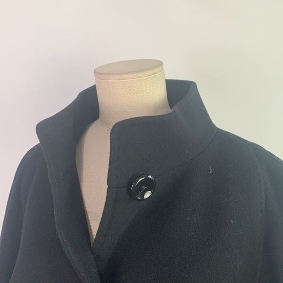 Cinzia Rocca black cashmere blend 3/4 jacket