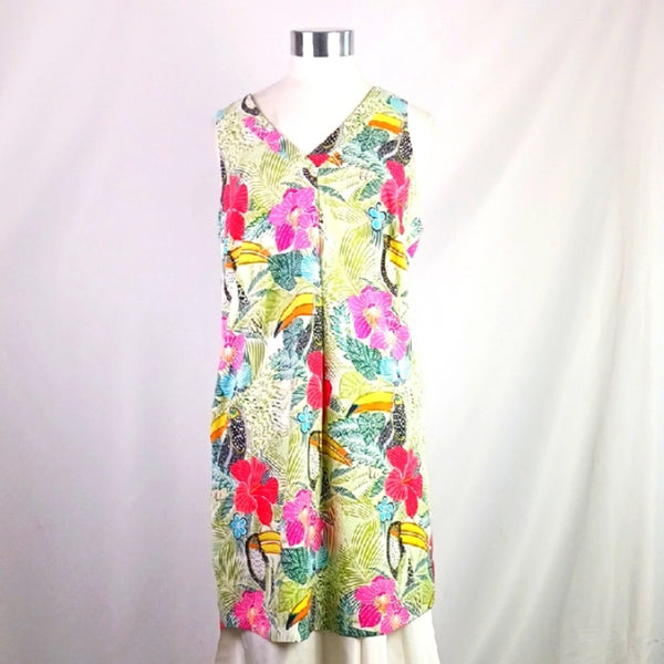 Tommy Bahama Multi Jungle Print Dress.