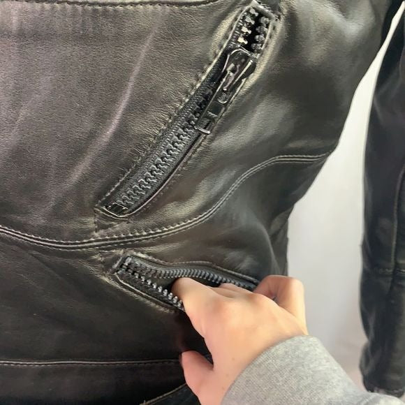 Harley Davidson VTG hein gericke leather moto jacket