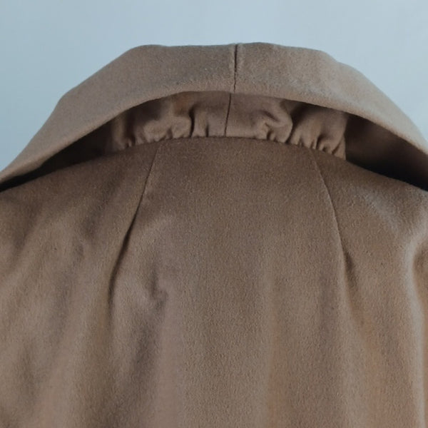 Milly Tan Ruffle Trim Jacket NWT