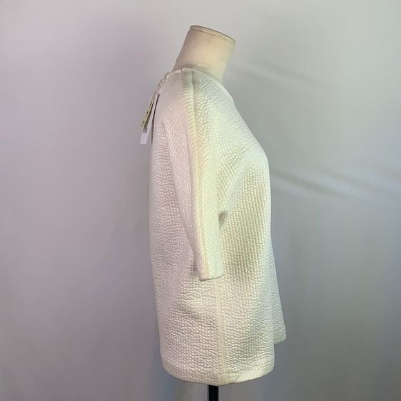 NWT Nanushka textured pearlized top