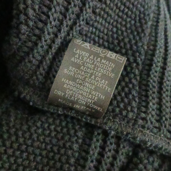 Isabel Marant Black Ribbed Coated 3/4 Knit Jacket