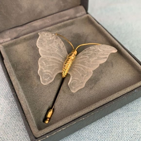 Daum France rare glass pin