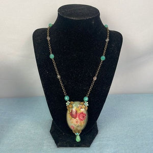 M Negrin Floral Pendant Large Necklace