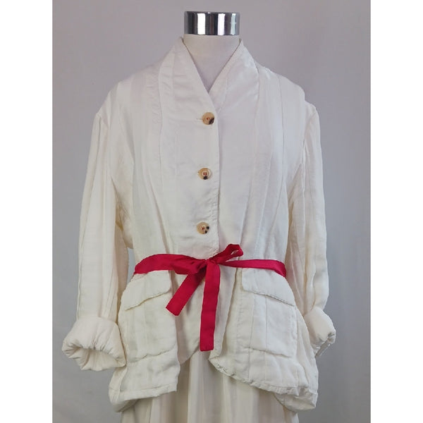 HANNAH WESSEL WHITE BLAZER JACKET