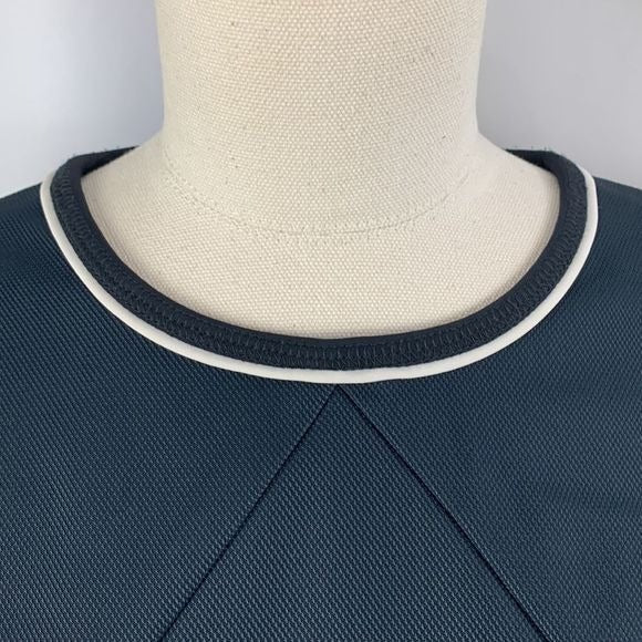 Fendi Navy Dress With Mesh Detail