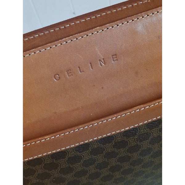 CELINE BR LOGO PORTFOLIO BAG