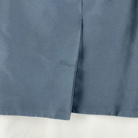 Carolina Herrera navy beaded button jacket and skirt
