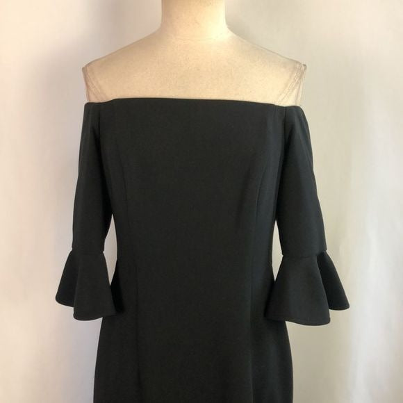 NWT Black Halo Black Off Shoulder Dress