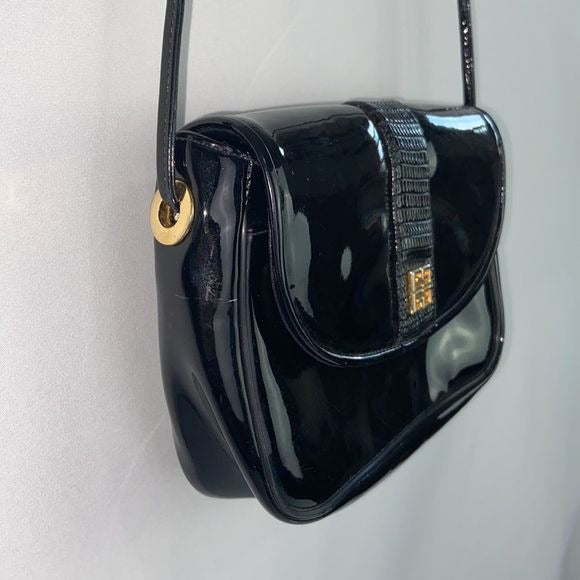 Givenchy Vintage Black Patent Bag