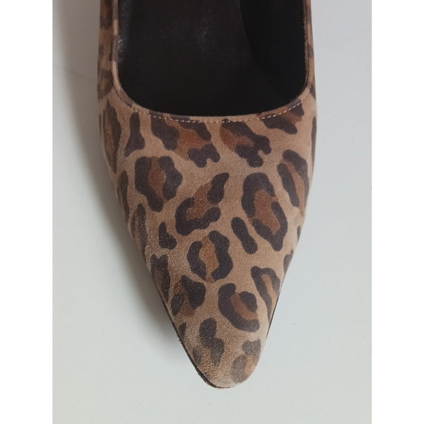 SALVATORE FERRAGAMO ANIMAL PRINT PONY PUMPS
