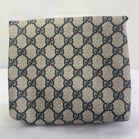Gucci Small Vintage Blue Logo Clutch