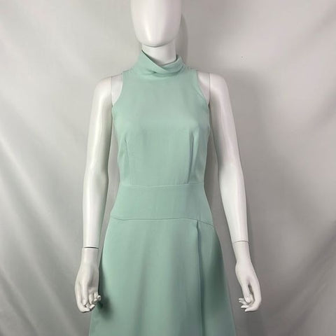 NWT Reiss Mint High Neck Layered MIDI Dress