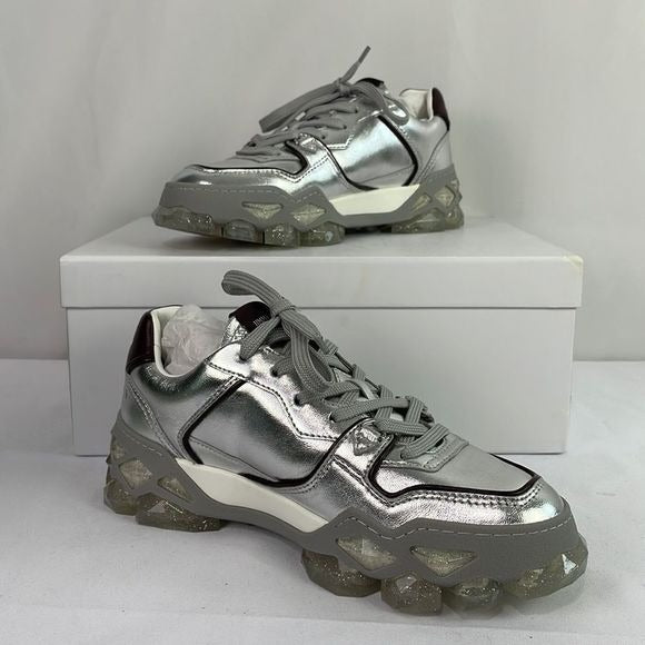 Jimmy Choo Nib Diamond x Trainer Sneakers