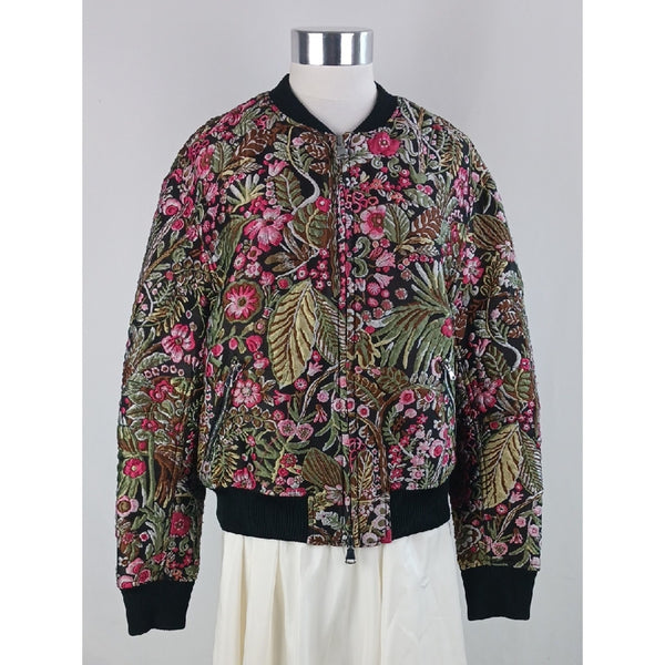 PHILLIPPE LIM MULTI BROCADE BOMBER JACKET