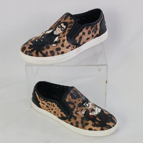 Dolce & Gabbana Animal Print With Man And Dogs Cats Sneakers.