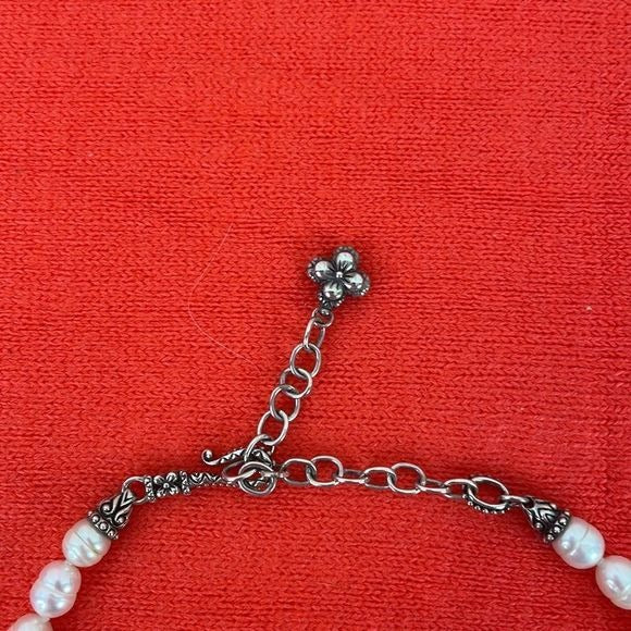 Barbara Bixby Pearl Necklace With Key Enhancer Necklace