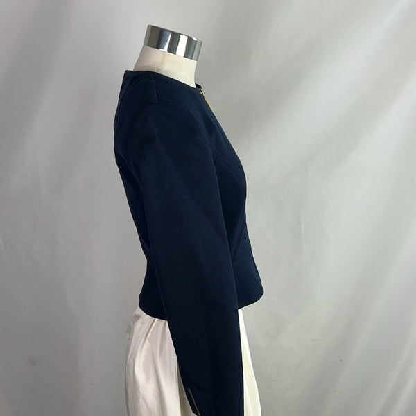 Ted Baker New Navy with Bow Neck Zip Jacket