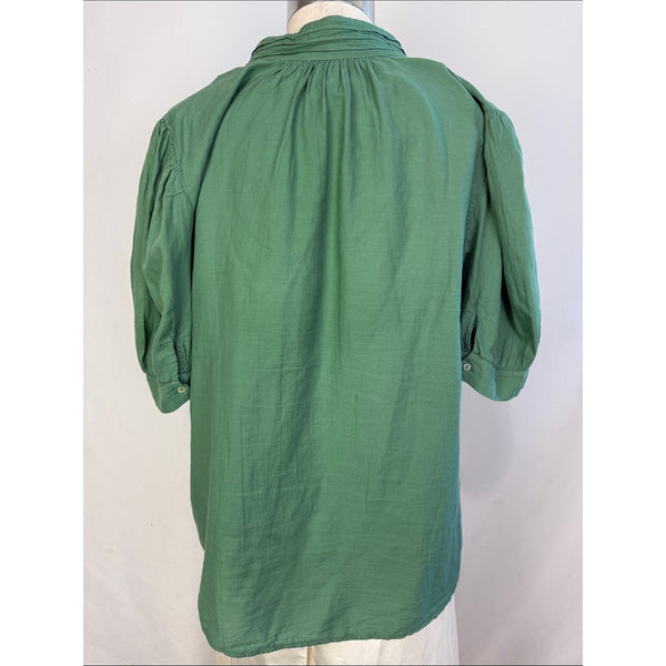 BA&SH GREEN TUNIC TOP
