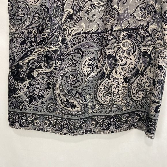 Lafayette 148 NWT Gray Print Skirt