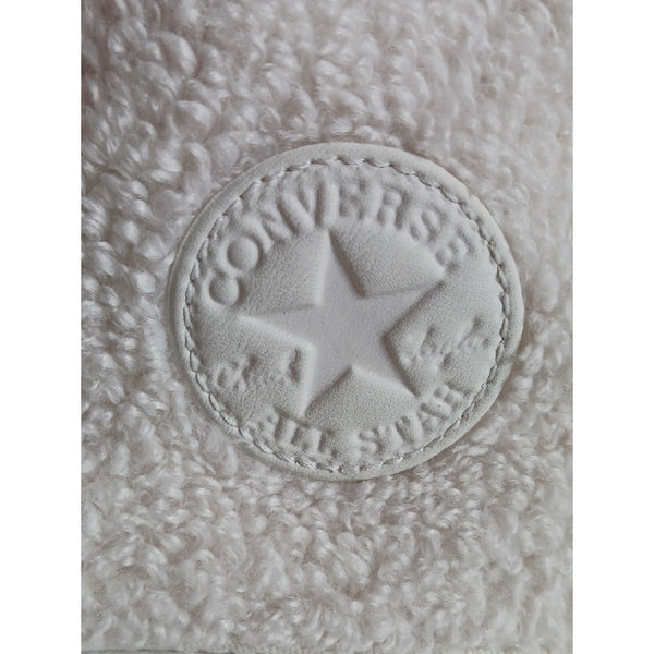 CONVERSE NEW FLEECE PLATFORM HI TOPS.