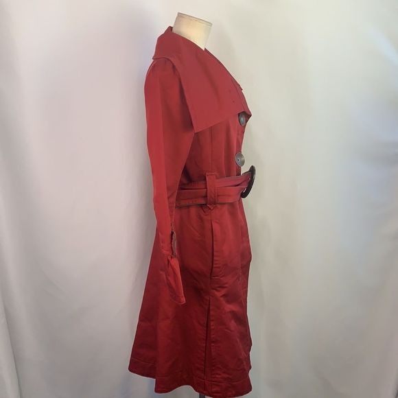 Soia & Kyo Red Trench Coat