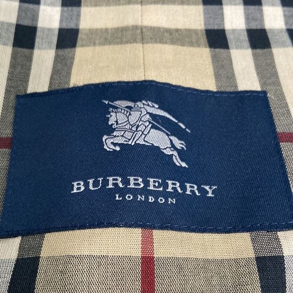 Burberry Men’s Blue Lined Trench Coat