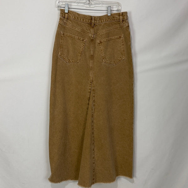 Reformation Jeans, Tan Denim Maxi Skirt