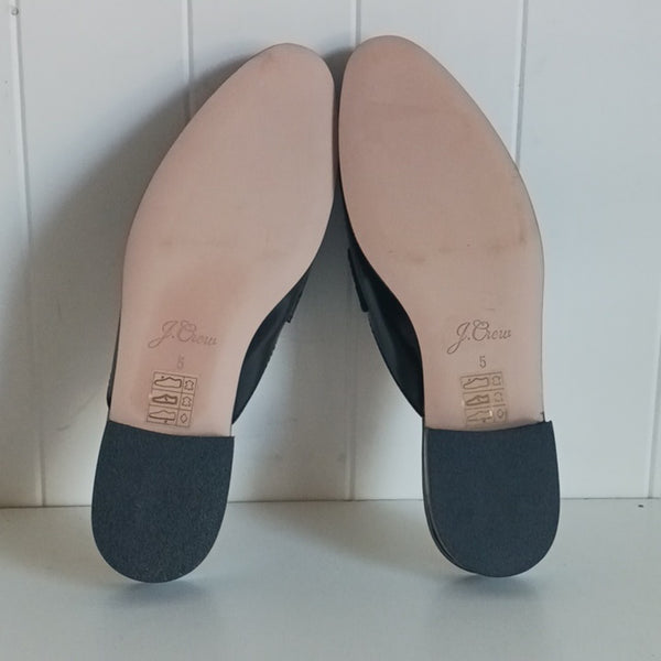 J. Crew Blk Loafers Clogs NIB.