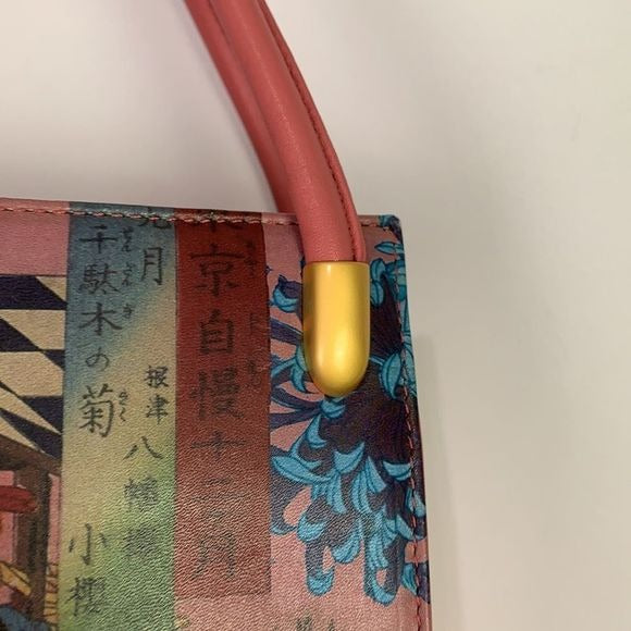 ICON Painted Leather Geisha Lady Bag