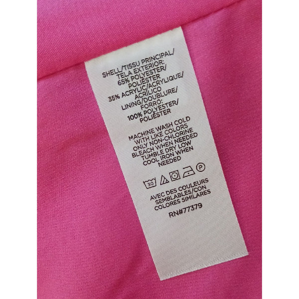ANN TAYLOR Nwt Pink Tweed Open Front Jacket.